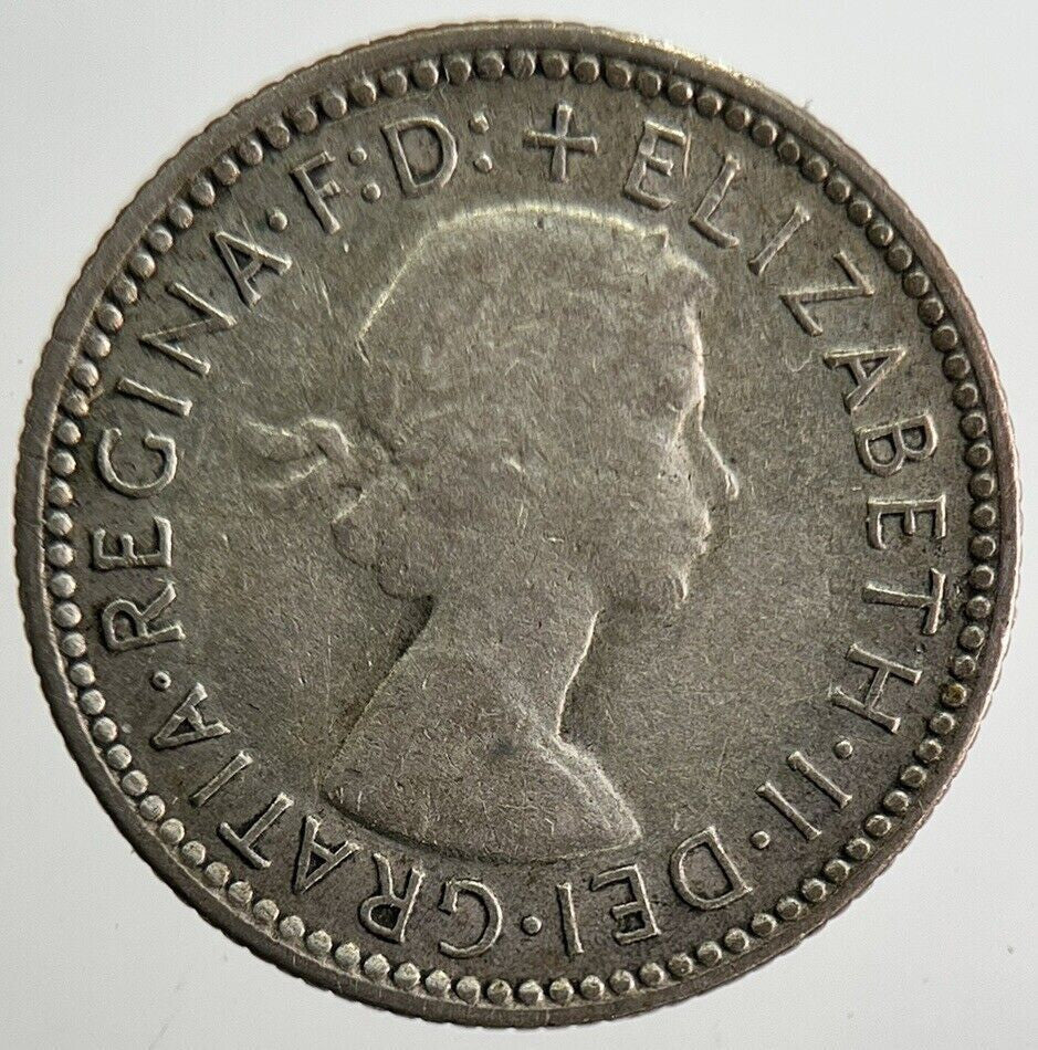 1958 Australia Sixpence Silver Coin | Fine Collectable Grade | a1099