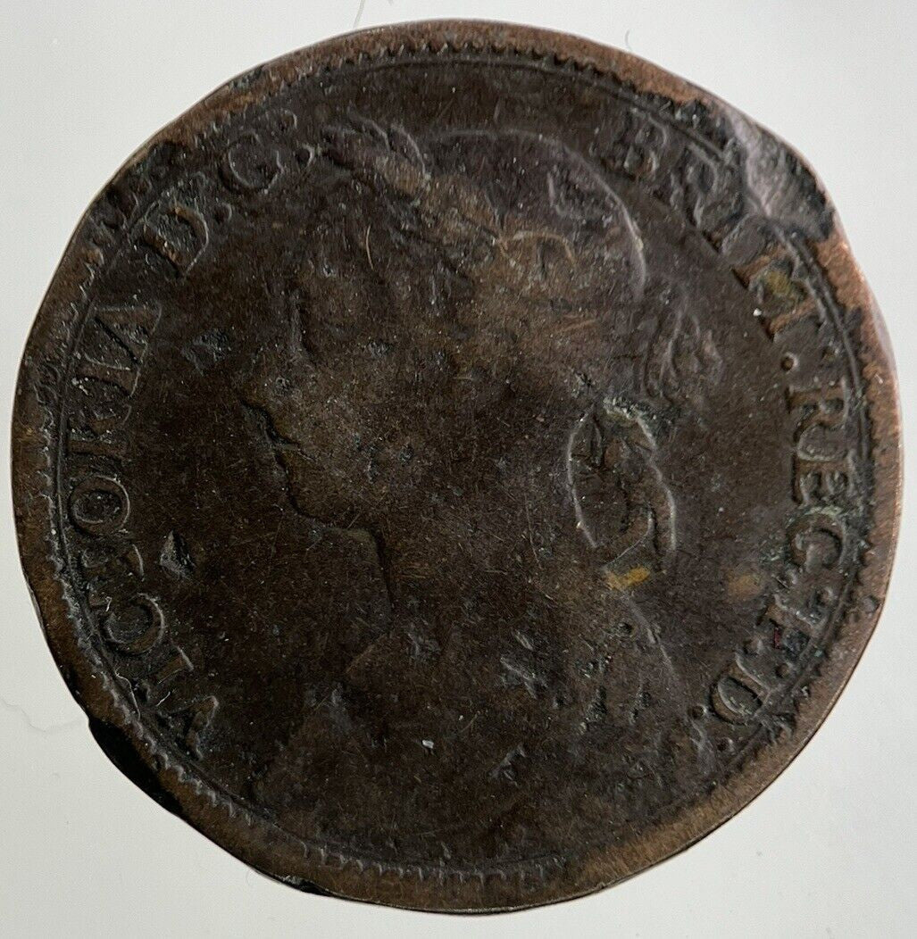 1884 Victoria Farthing Coin | Collectable Grade