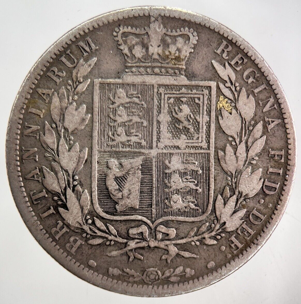 1886 Victoria Half - Crown Silver Coin | Fine Collectable Grade