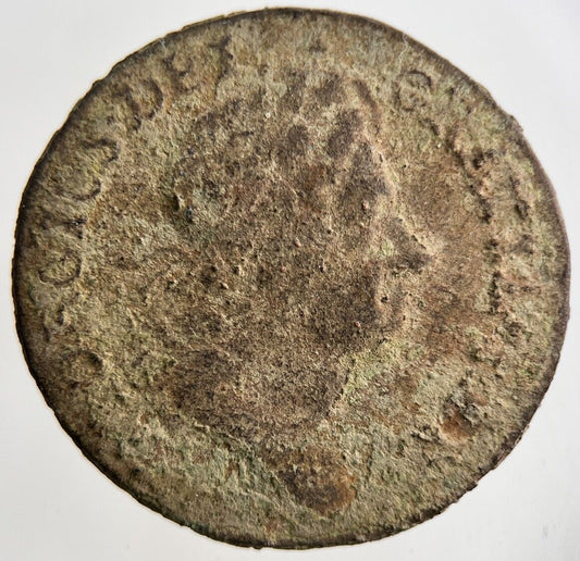 1723 Irish Half - Penny Coin | Fair Grade