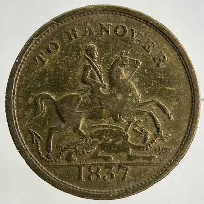 1837 Victoria To Hanover Token Coin | Collectable Grade