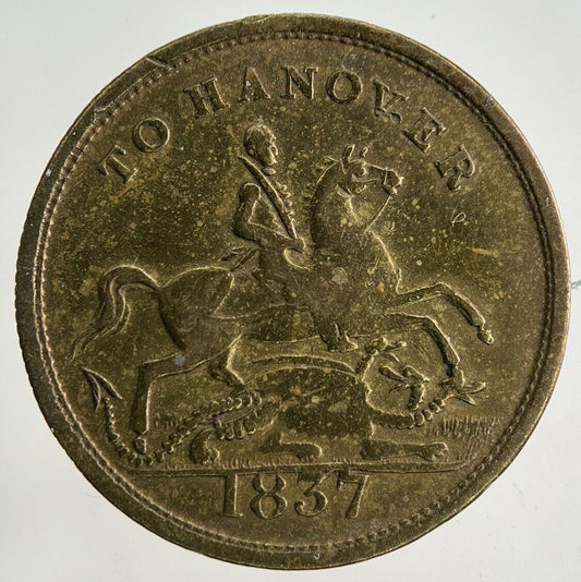 1837 Victoria To Hanover Token Coin | Collectable Grade