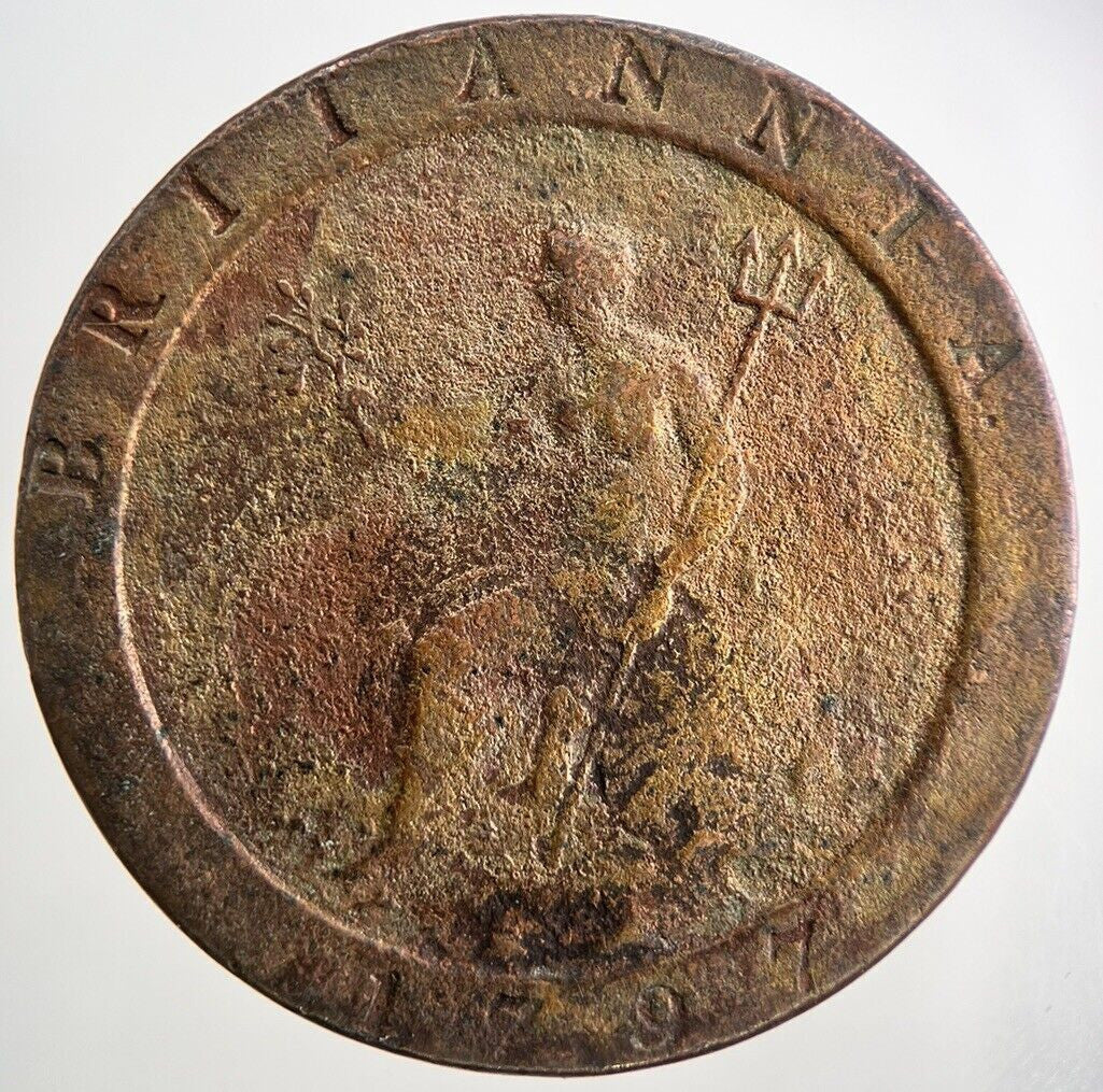 1797 George III 3rd Cartwheel One Penny Coin | Collectable Grade