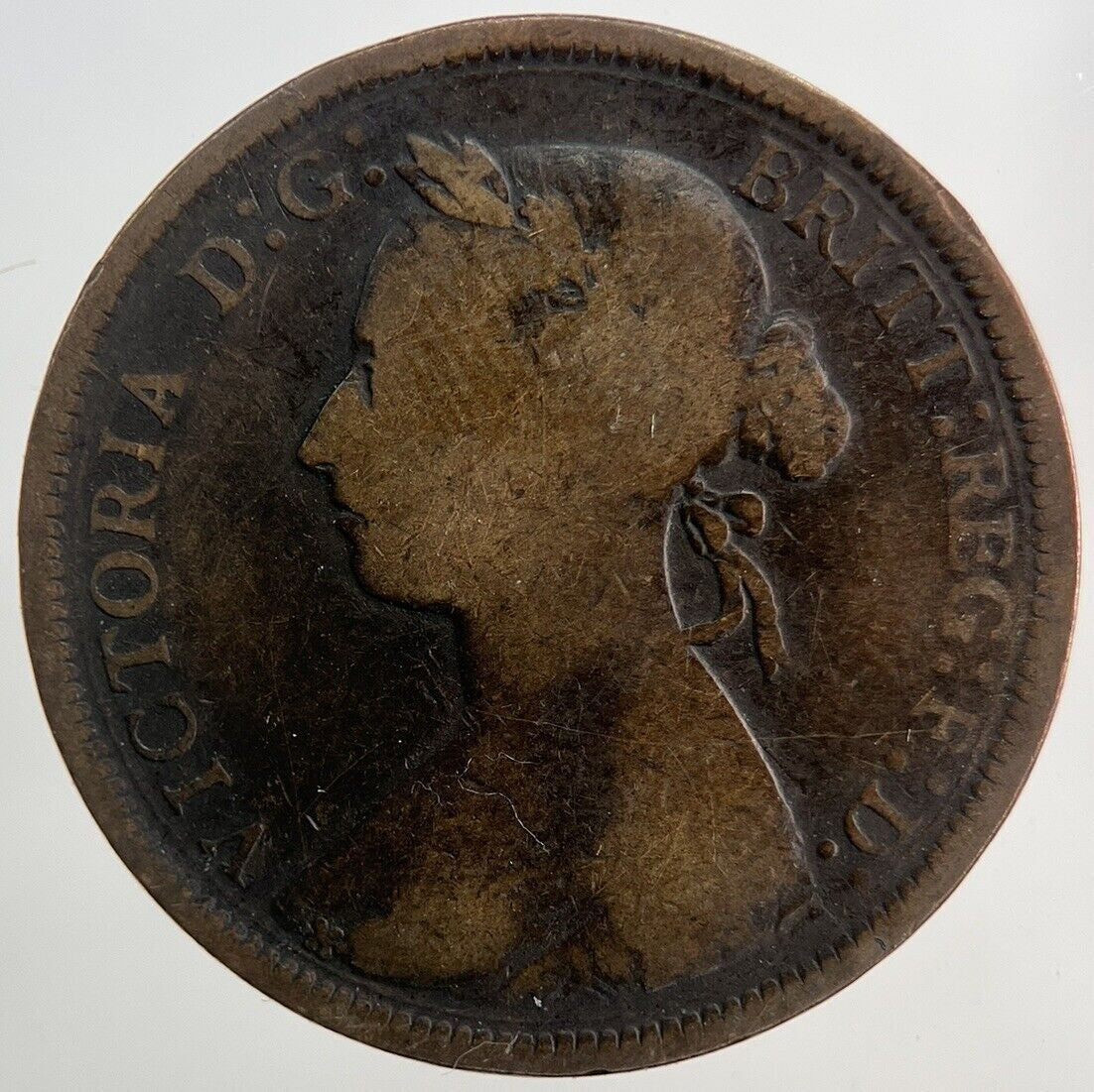 1890 Victoria Half - Penny Coin | Fine Collectable Grade