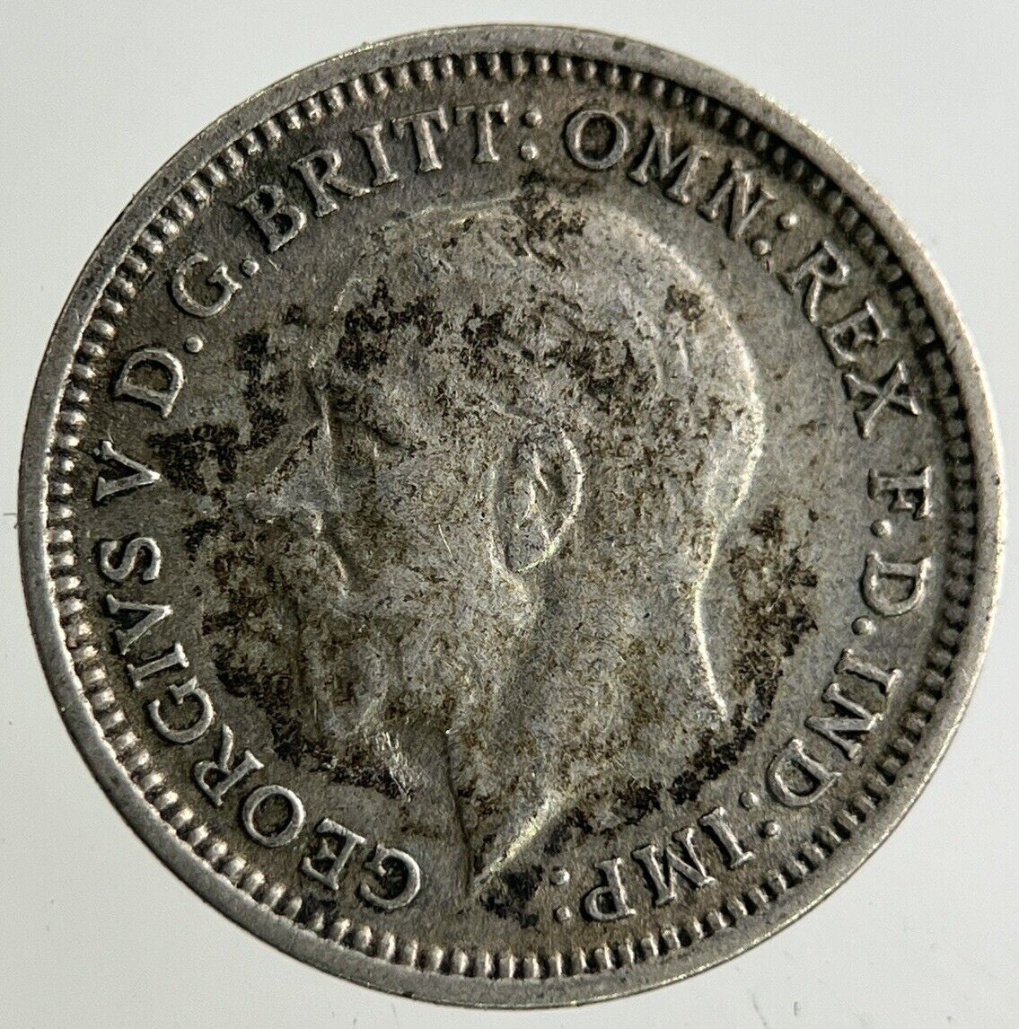 1934 George V Threepence Silver Coin | Fine Collectable Grade