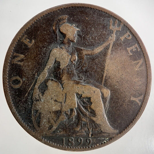 1899 Victoria One Penny Coin | Collectable Grade