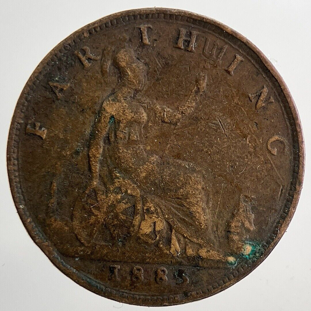 1885 Victoria Farthing Coin | Fine Collectable Grade | a7388