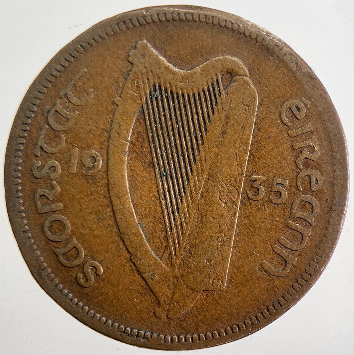 1935 Irish Half - Penny Coin | Very High Grade | a4826