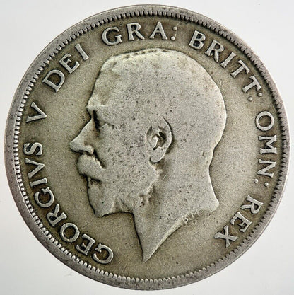 1920 George V Half - Crown Silver Coin | Collectable Grade | a8119