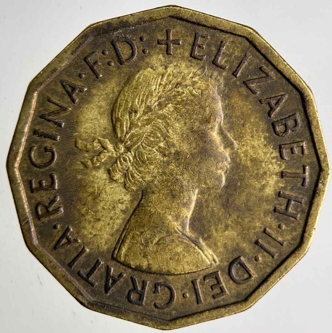 1960 Elizabeth II Brass Threepence Coin | Collectable Grade