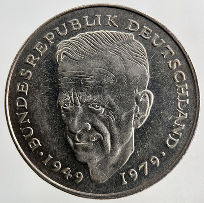 1990 Germany 2 Mark Coin | Fine Collectable Grade