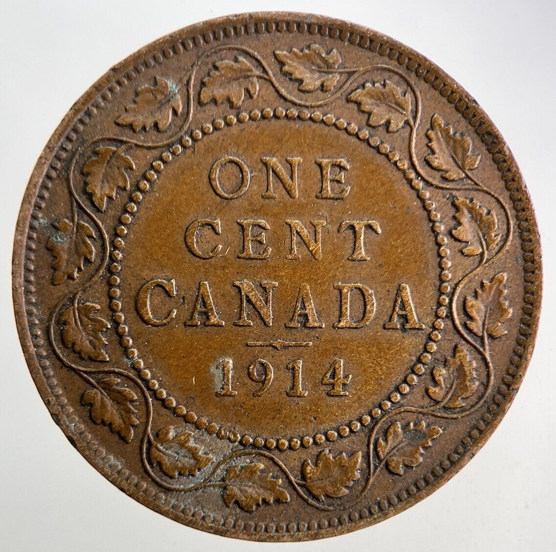 1914 Canada One Cent Coin | Very High Grade