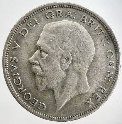 1934 George V Half - Crown Silver Coin | Fine Collectable Grade