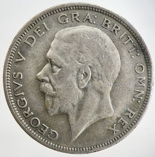 1934 George V Half - Crown Silver Coin | Fine Collectable Grade