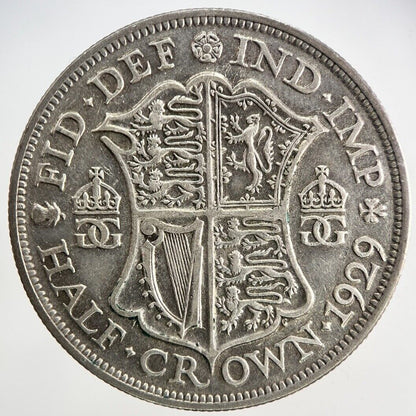 1929 George V Half-Crown Silver Coin | Fine Collectable Grade