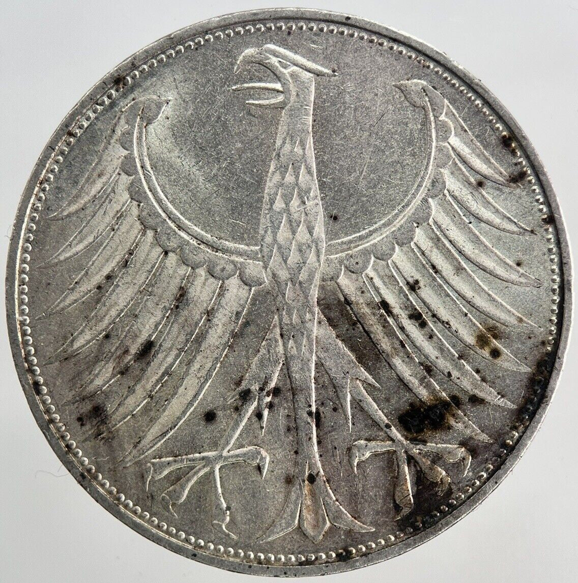 1974 - G Germany 5 Mark Silver Coin | Very High Grade