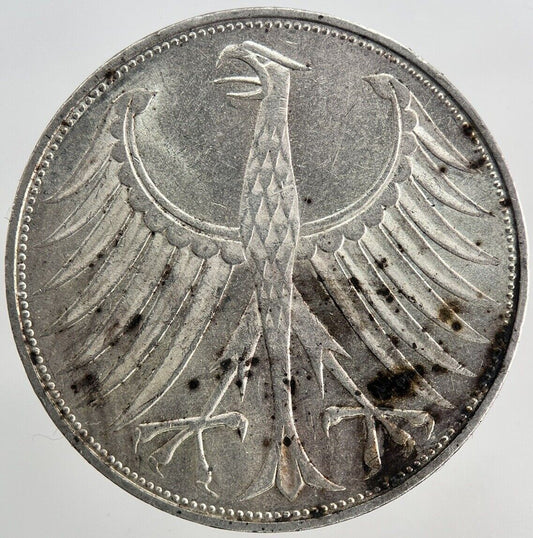 1974 - G Germany 5 Mark Silver Coin | Very High Grade