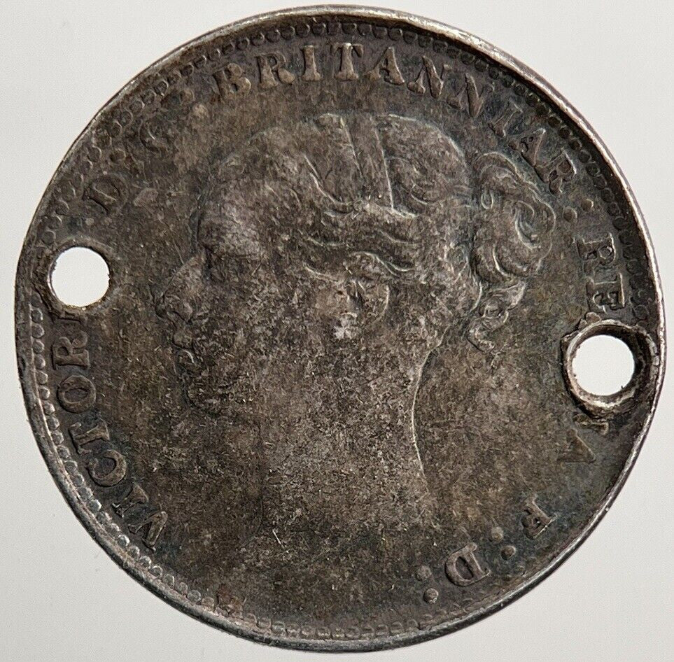 1885 Victoria Threepence Silver Coin | Very High Grade | a5561