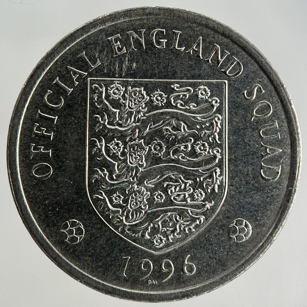 1996 England Football David Platt Midfield Token Coin | Fine Collectable Grade