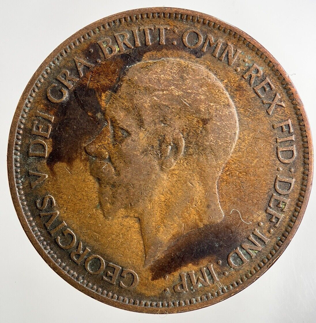 1934 George V One Penny Coin | Fine Collectable Grade