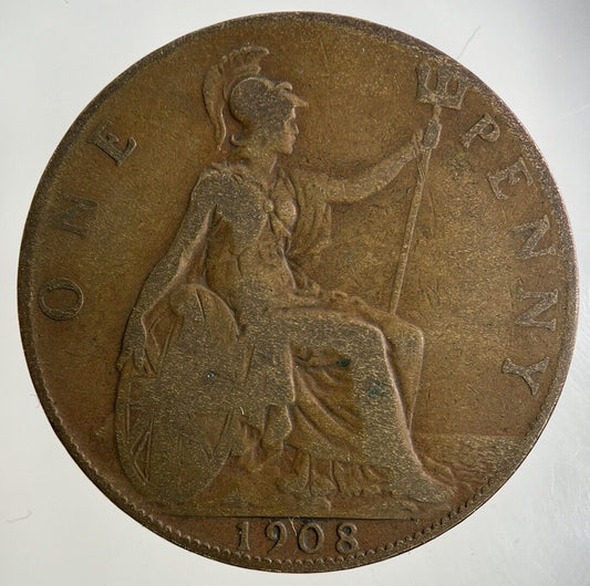 1908 Edward VII One Penny Coin | Collectable Grade
