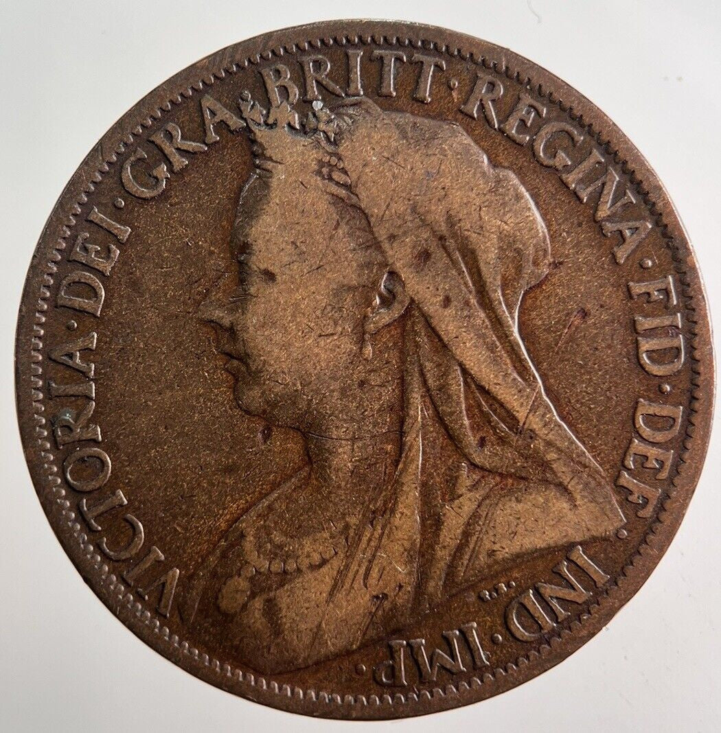 1901 Victoria One Penny Coin | Collectable Grade