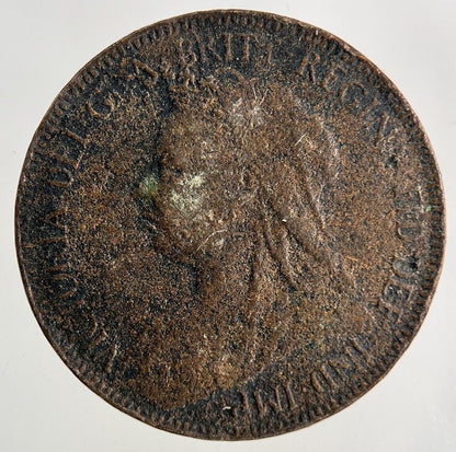 1899 Victoria Half - Penny Coin | Collectable Grade
