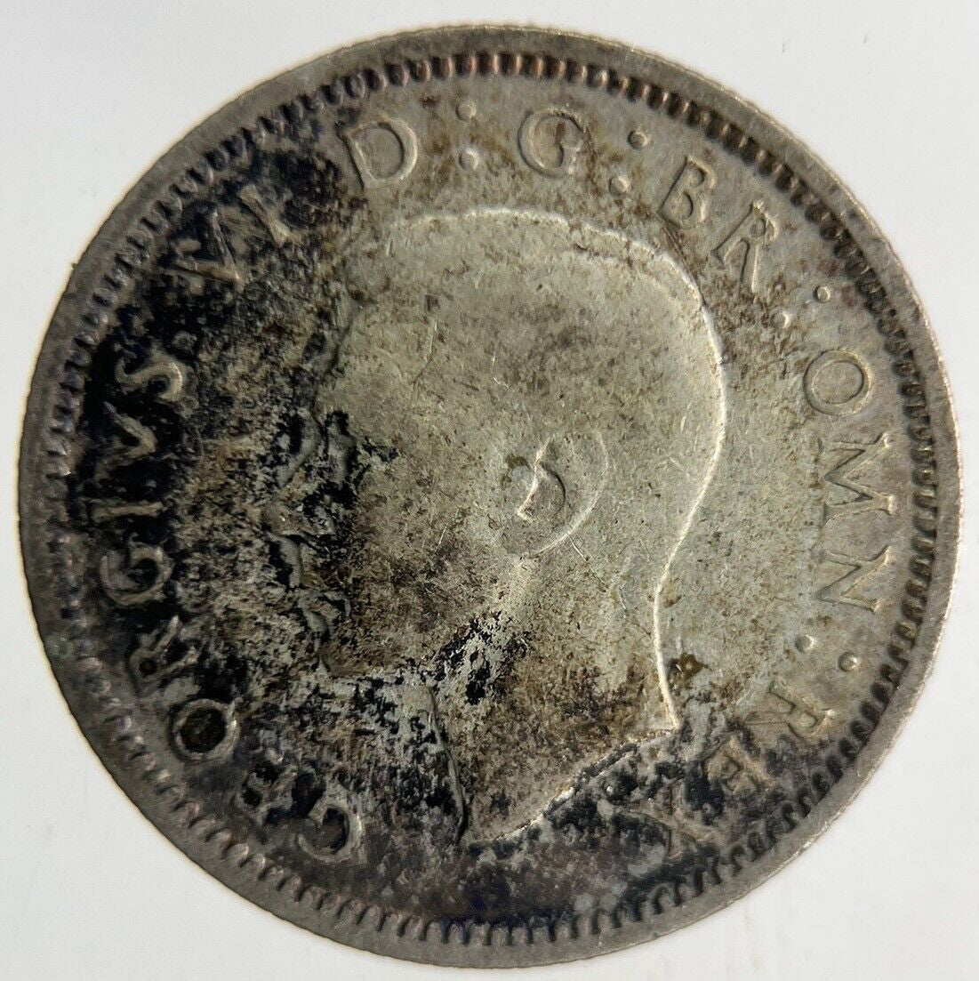 1943 George VI Sixpence Silver Coin | Fine Collectable Grade