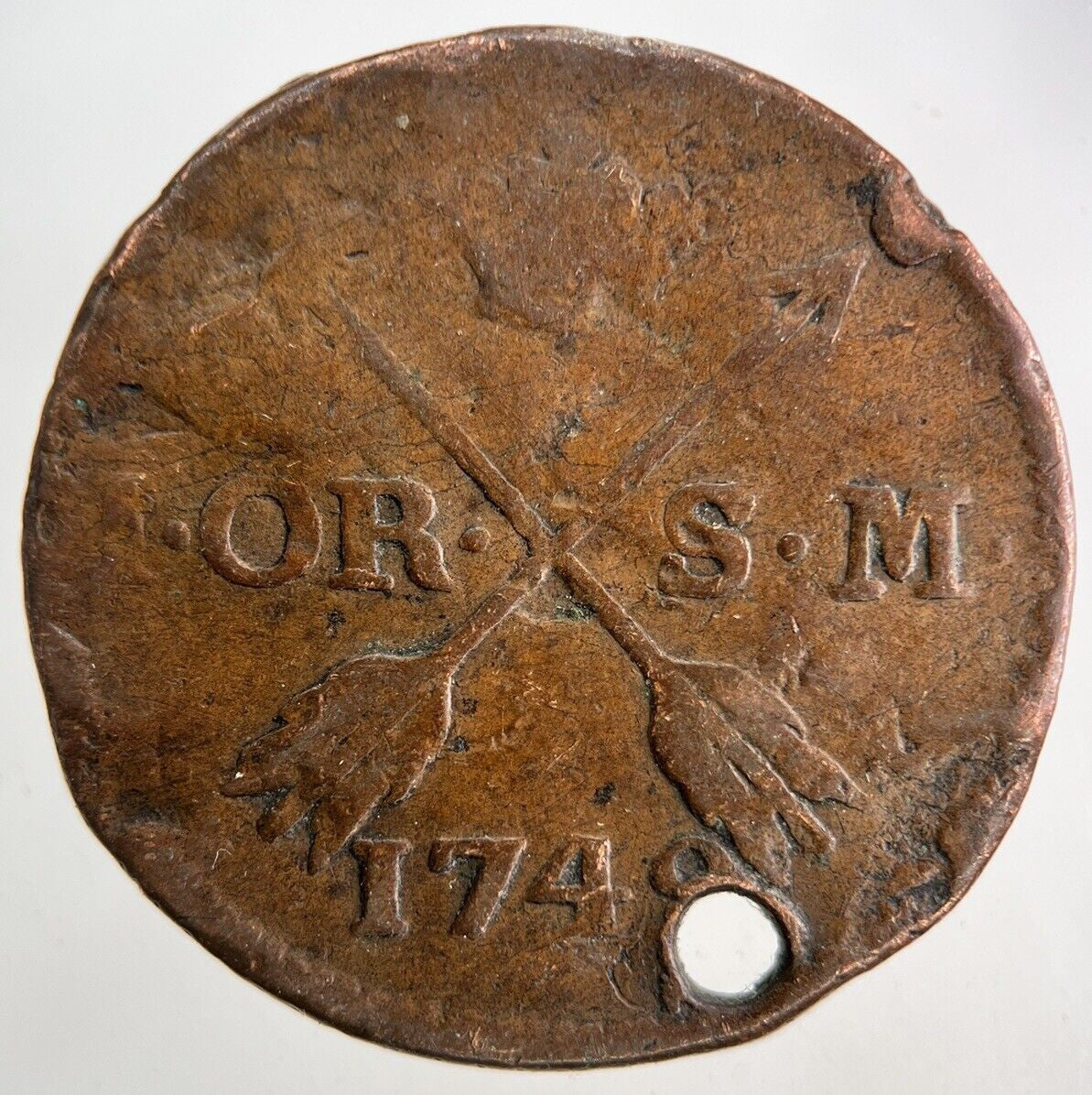 1749 Sweden 1 Ore Coin | Collectable Grade