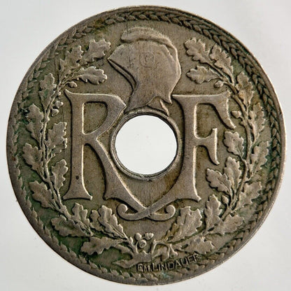 1917 France 25 Centimes Coin | Fine Collectable Grade