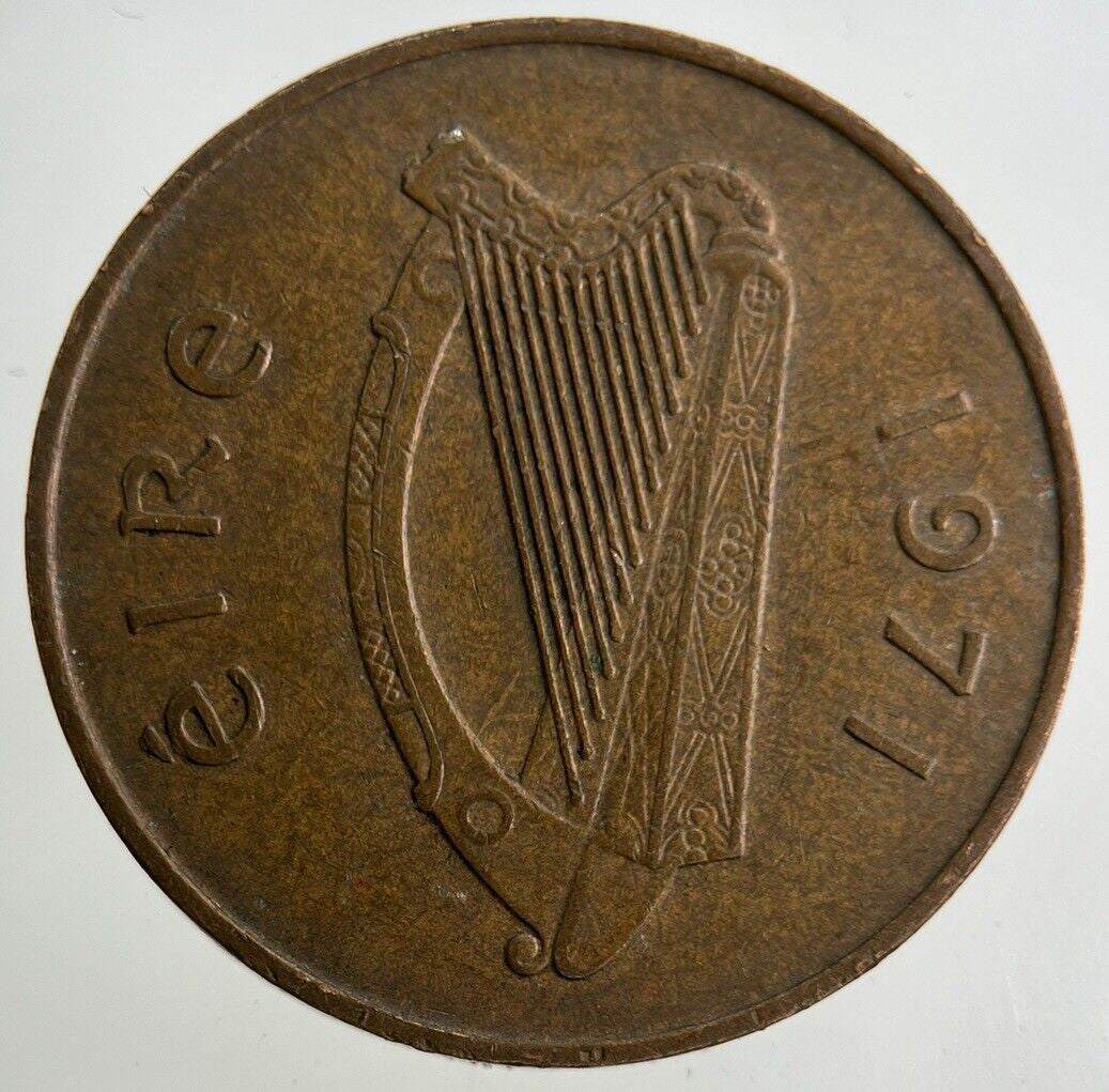 1971 Irish 2p Two - Pence Coin | Fine Collectable Grade