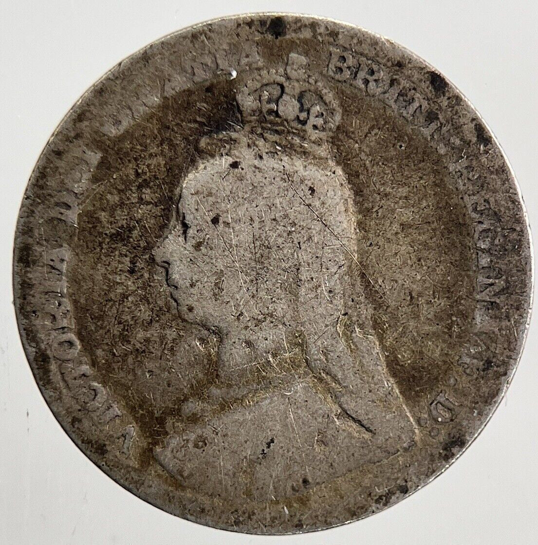 1892 Victoria Threepence Silver Coin | Collectable Grade | a6071