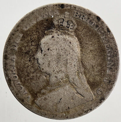 1892 Victoria Threepence Silver Coin | Collectable Grade | a6071
