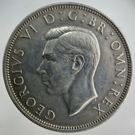 1942 George VI Half - Crown Silver Coin | Fine Collectable Grade