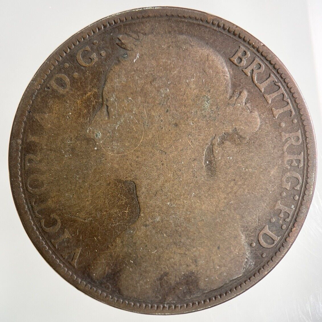 1892 Victoria One Penny Coin | Collectable Grade