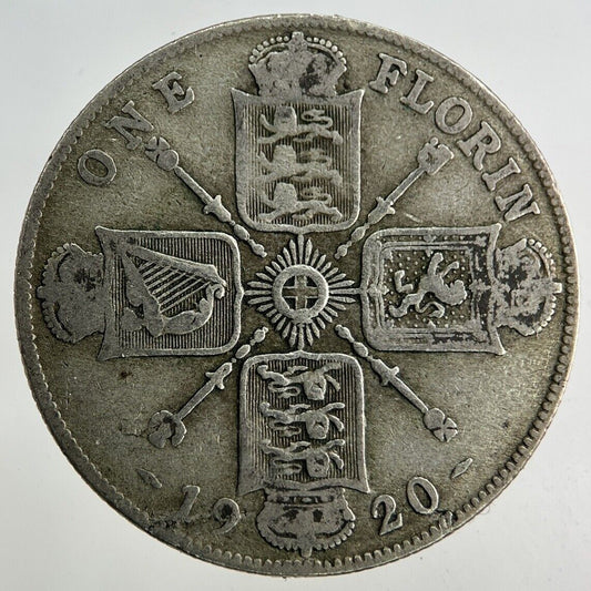 1920 George V Florin Silver Coin | Collectable Grade