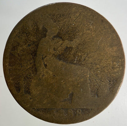 1888 Victoria Half-Penny Coin | Fair Grade