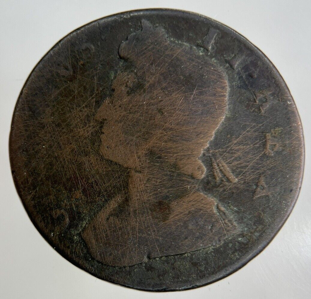 1734 George II 2nd Half - Penny Coin | Collectable Grade