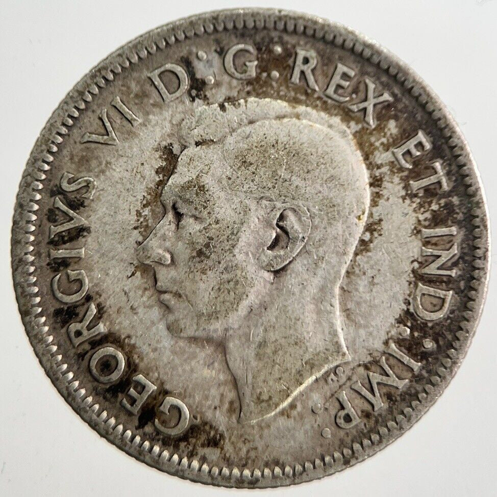 1942 Canada 25 Cents Silver Coin | Collectable Grade | a7635
