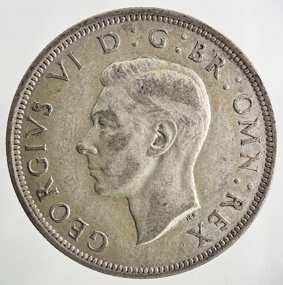1942 George VI Half - Crown Silver Coin | Fine Collectable Grade