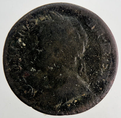1754 George II 2nd Farthing Coin | Fine Collectable Grade | a9865
