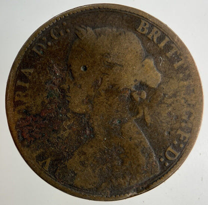 1875 Victoria Half - Penny Coin | Collectable Grade