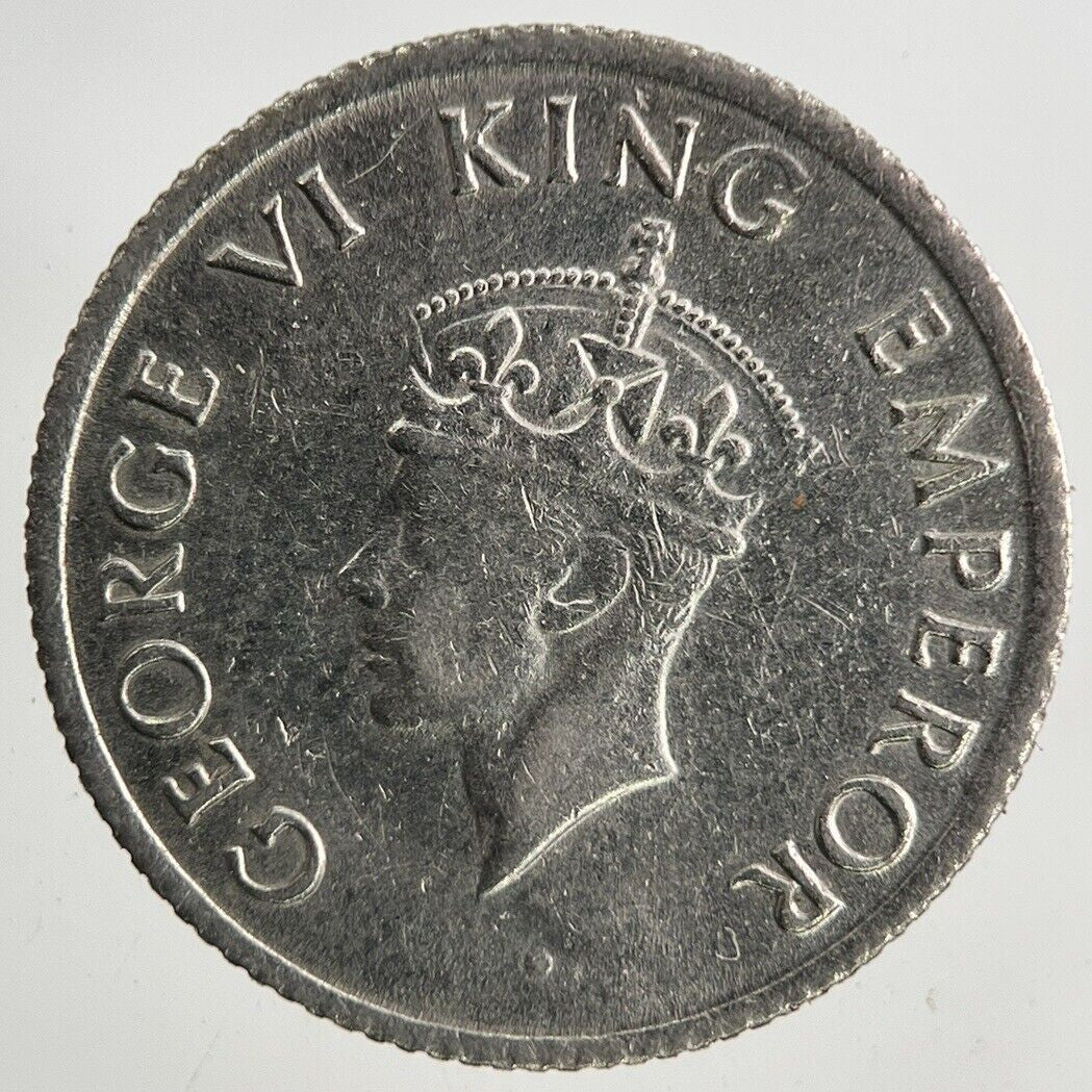 1946 India Quarter 1/4 Rupee Coin | Very High Grade