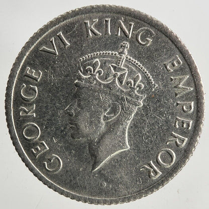 1946 India Quarter 1/4 Rupee Coin | Very High Grade