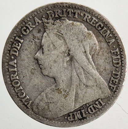 1899 Victoria Threepence Silver Coin | Collectable Grade