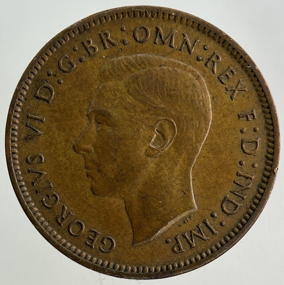 1943 George VI Wren Farthing Coin | Very High Grade