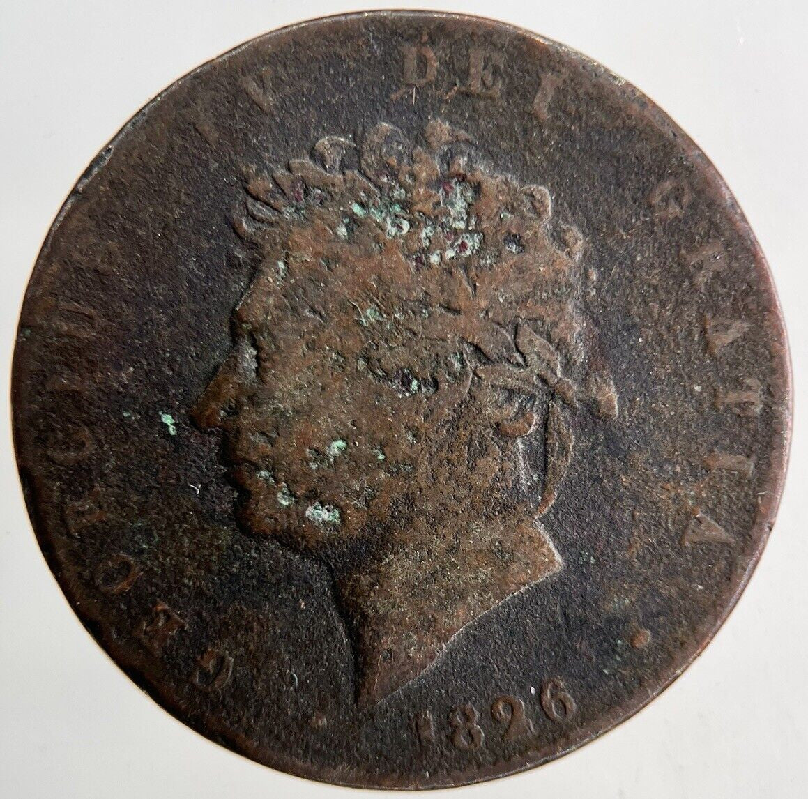 1826 George IV Half - Penny Coin | Collectable Grade