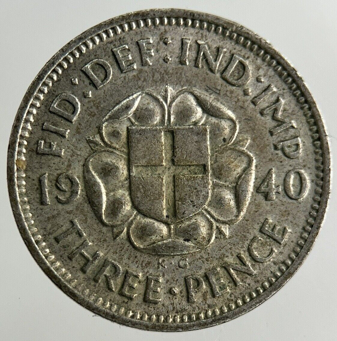 1940 George VI Threepence Silver Coin | Fine Collectable Grade