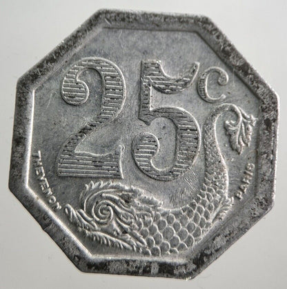 1922 France Rochelle 25 Cents Centimes Coin | Collectable Grade