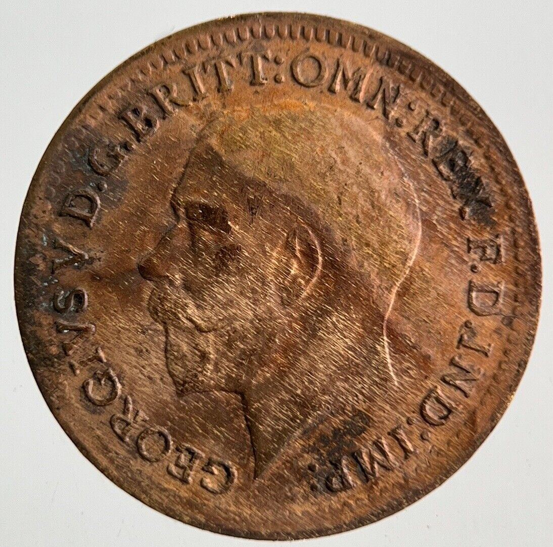 1913 George V One Third 1/3 Farthing Coin | Very High Grade